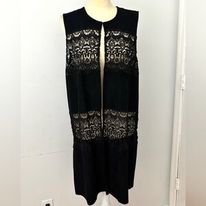 Colleen Lopez black long vest